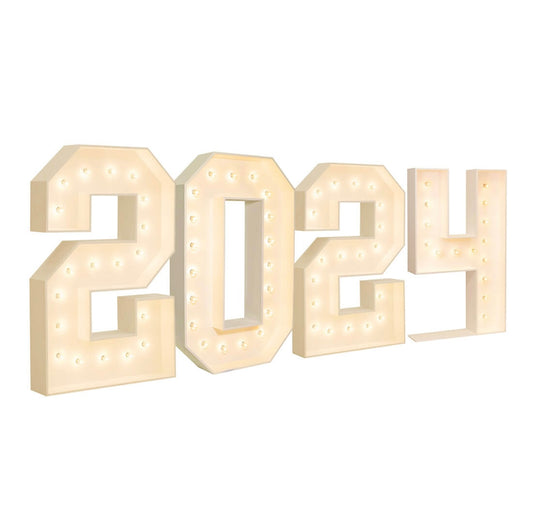 Single Number Light Up Marquee Sign