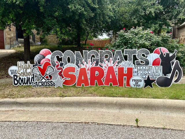 Graduation Yard Sign
