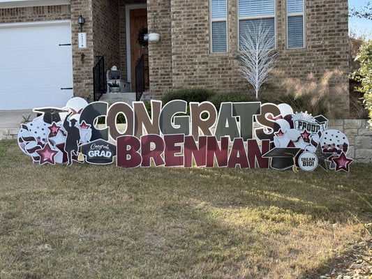 Graduation Yard Sign