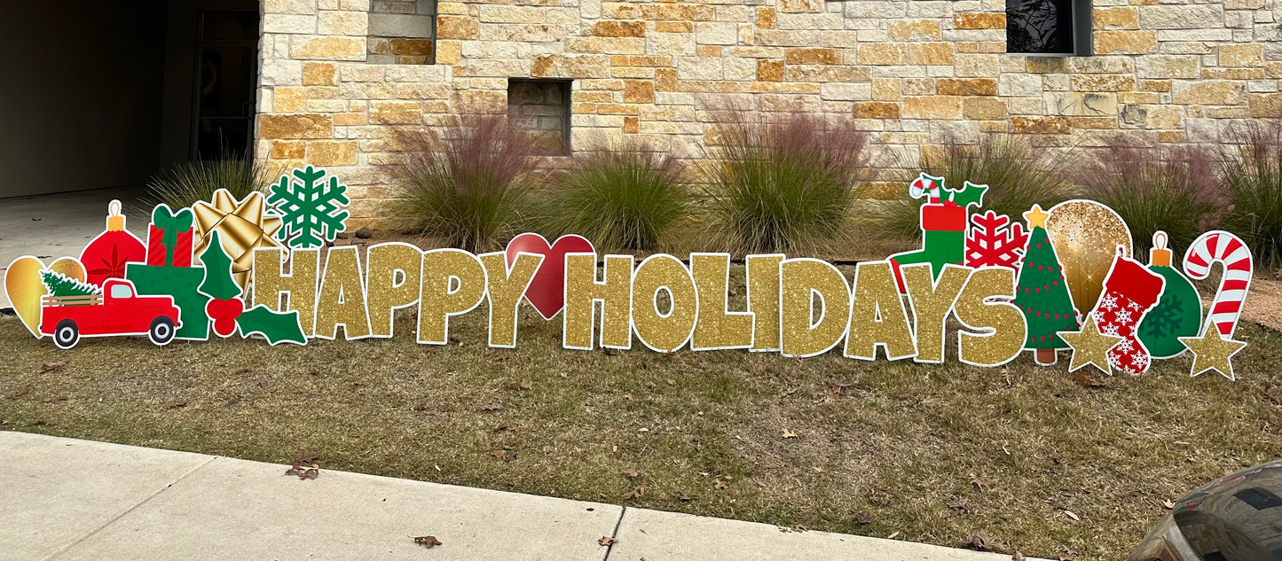 Holiday Yard Sign